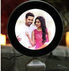 Skylark Round Magic Mirror Photo Frame by MANSI - Perfect Gift for Couples & Special Occasions