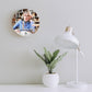 Custom Personalized Photo Wall Clock | Create Your Own Unique Design - 11.8-inch Style 3