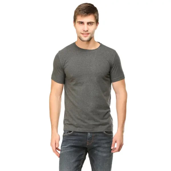 Custom Printed Pure Cotton Round Neck T-Shirt - Personalised