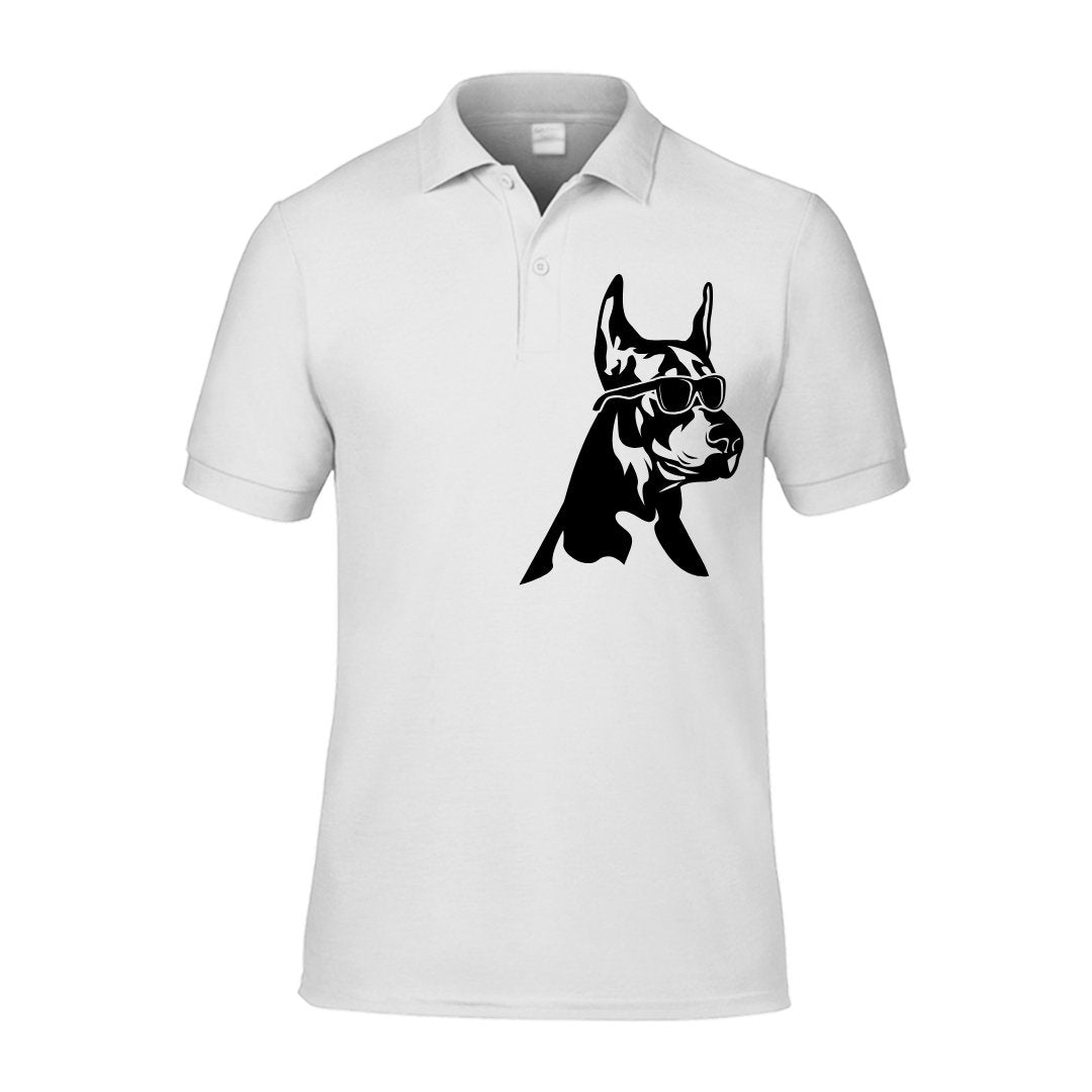 White Polyester Sublimation Collar Neck T-Shirt – Perfect for Custom Printing