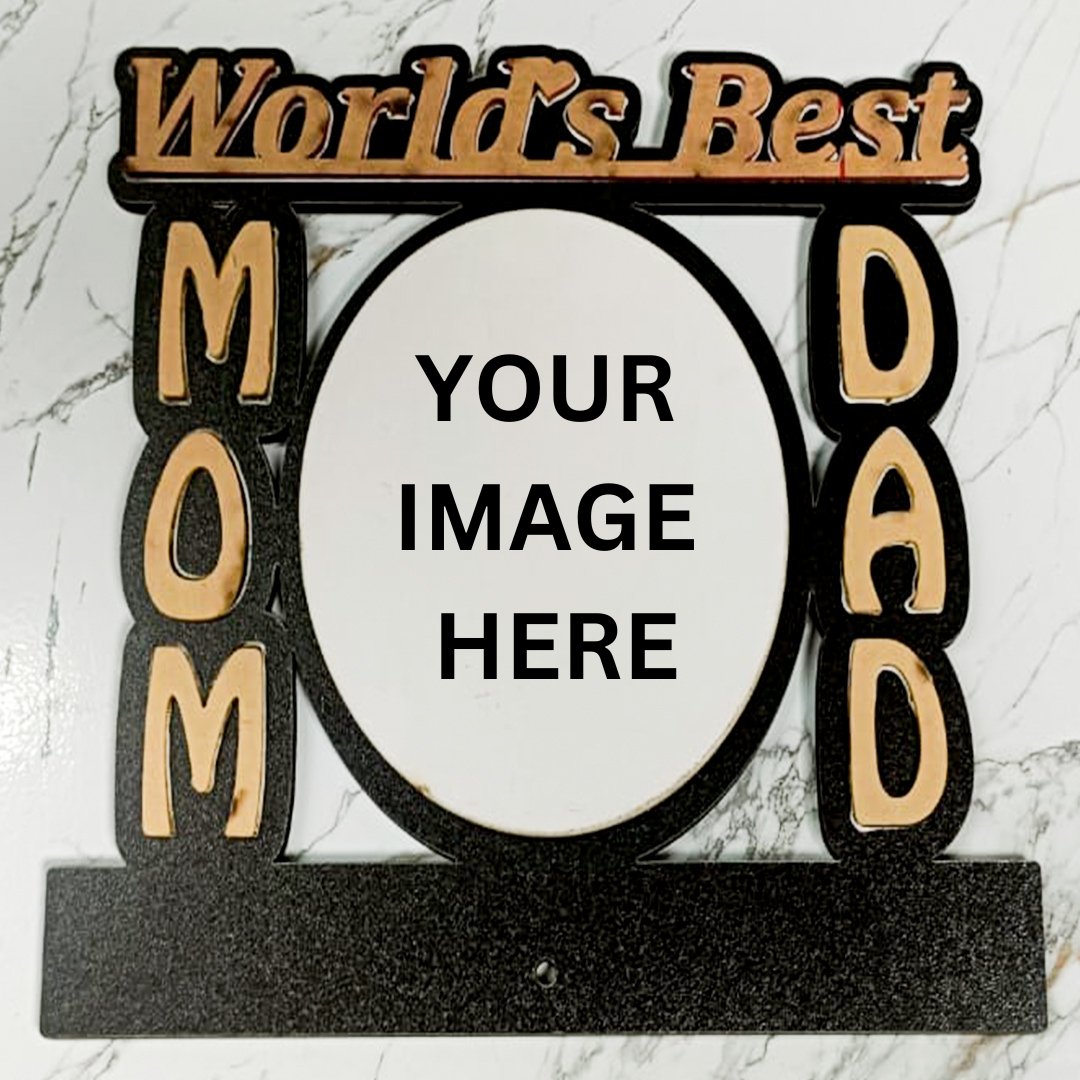 Custom Sublimation Photo Frames for Mom & Dad – Personalized Gifts for Special Memories