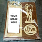 Elegant Love Couple Photo Frame - Perfect Gift for Couples & Weddings