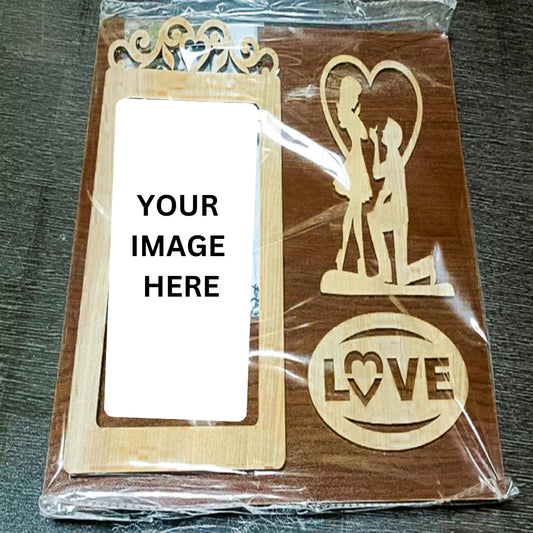 Elegant Love Couple Photo Frame - Perfect Gift for Couples & Weddings