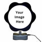 Magic Mirror Flower Shape with Photo, Personalized Magic LED Mirror with Photo