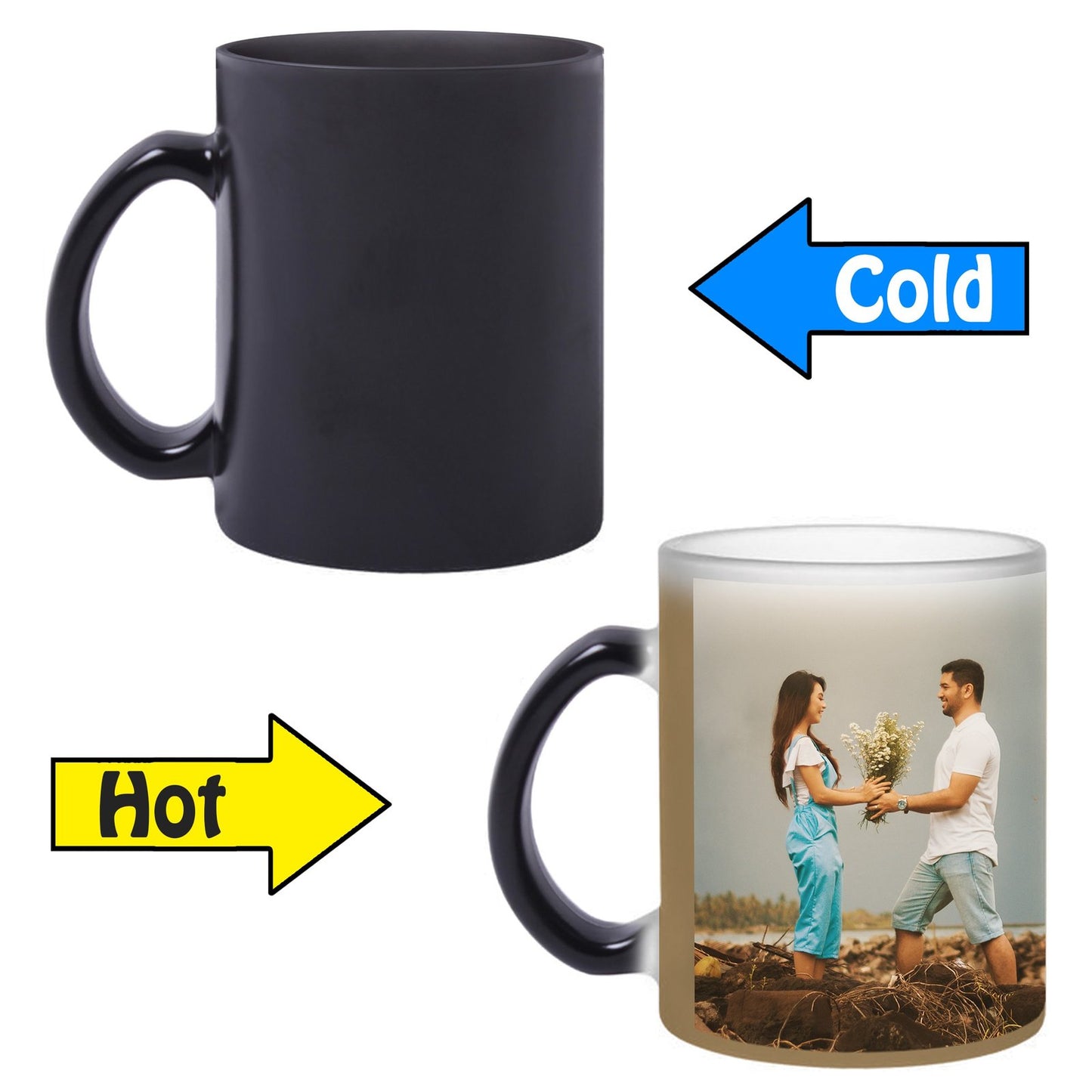 Customizable Sublimation Magic Mug – Reveal Hidden Designs with Heat!