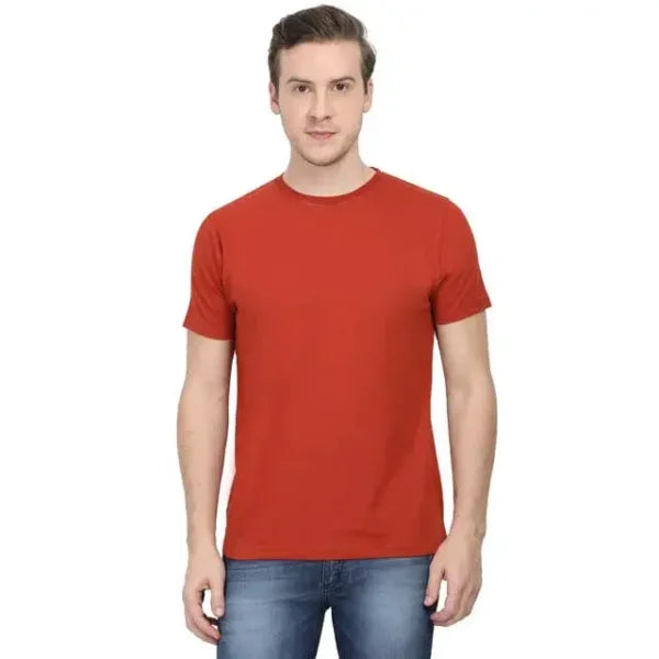 Custom Printed Polyester Round Neck T-Shirt - Personalized Design