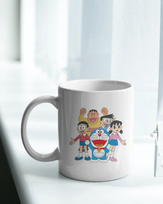 Doraemon Family Coffee Mug – Cute and Fun Mug for Doraemon Fans