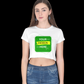 Custom Printed Crop Tops - Personalised Designs