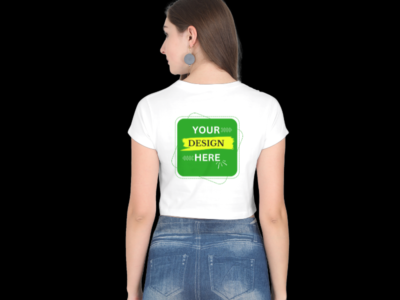 Custom Printed Crop Tops - Personalised Designs