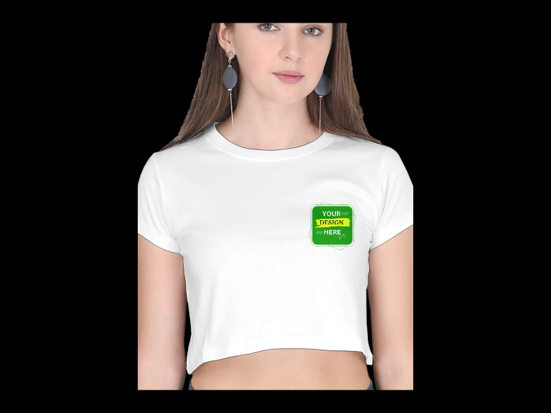 Custom Printed Crop Tops - Personalised Designs