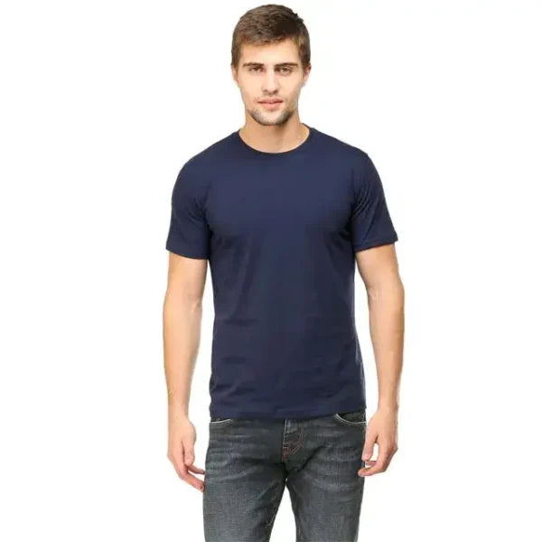 Custom Printed Polyester Round Neck T-Shirt - Personalized Design