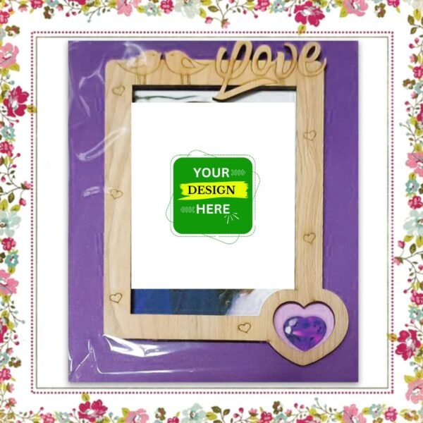 Elegant Love Couple Photo Frame - Perfect Gift for Couples & Weddings.