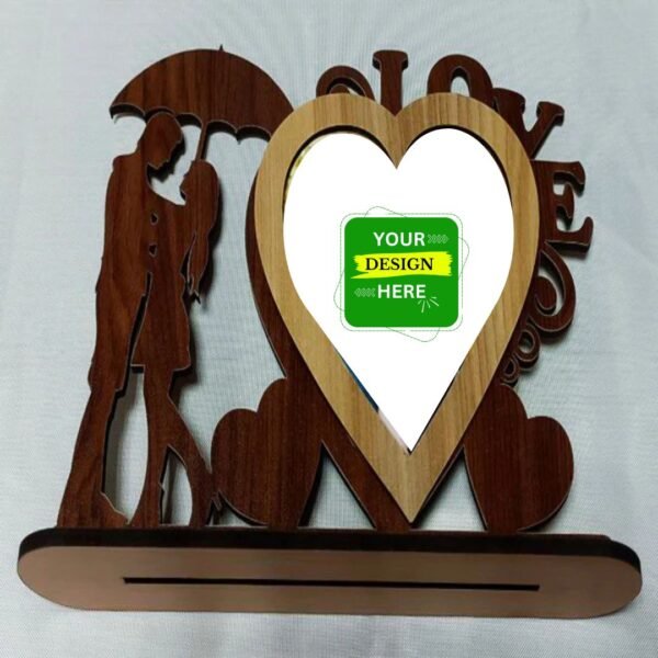 Elegant Love Couple Photo Frame - Perfect Gift for Couples & Weddings.